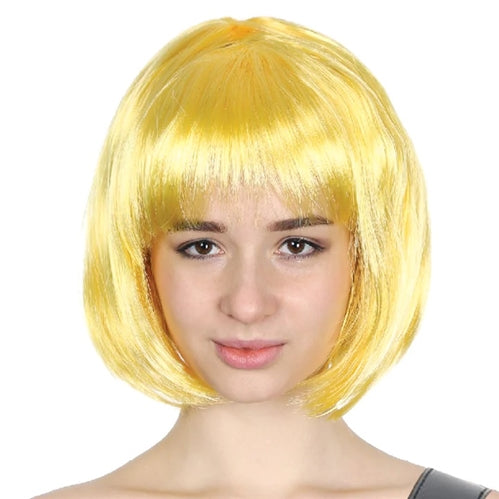 yellow wig bob wig