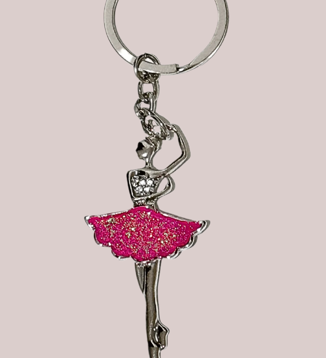 Ballerina Keyring - Pink