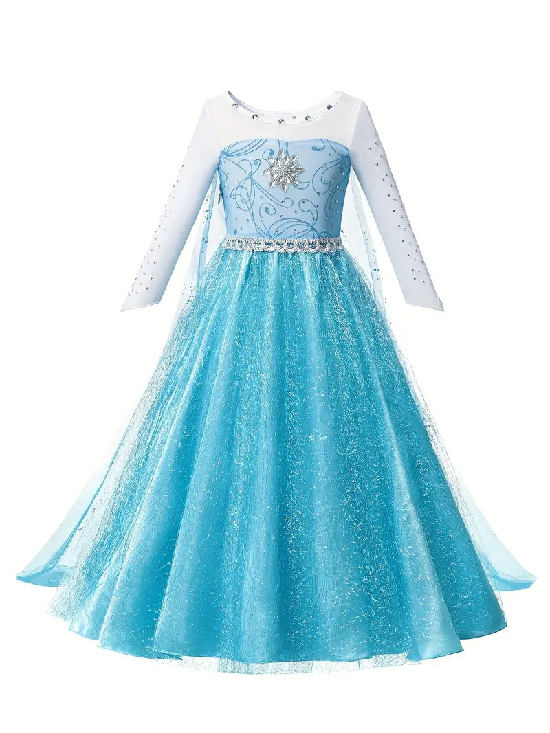 Elsa Princess Dress- Frozen Child Costume – Upstage Dancewear & Costume  Factory