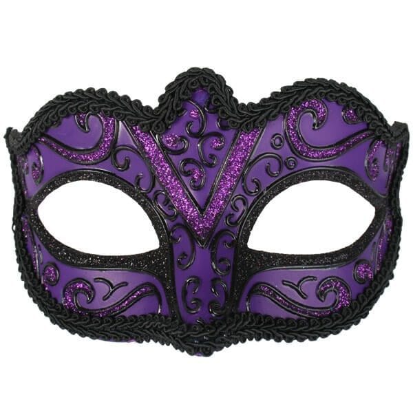 capri purple masquerade eyemask