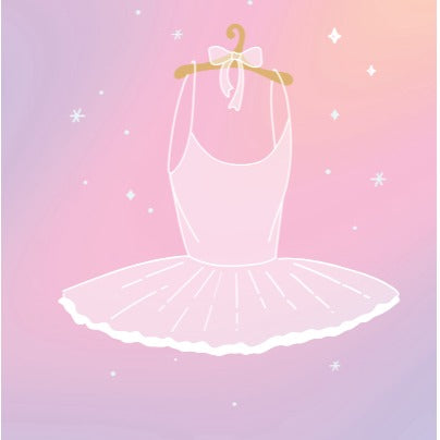 ballet happy birthday card
