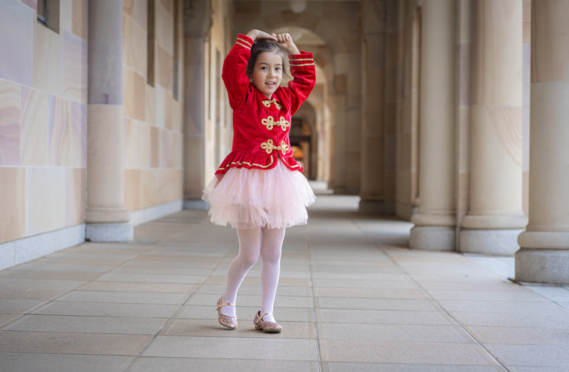 Red Toy Soldier Jacket Costume