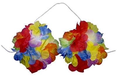 hawaiian flower floral bra shell