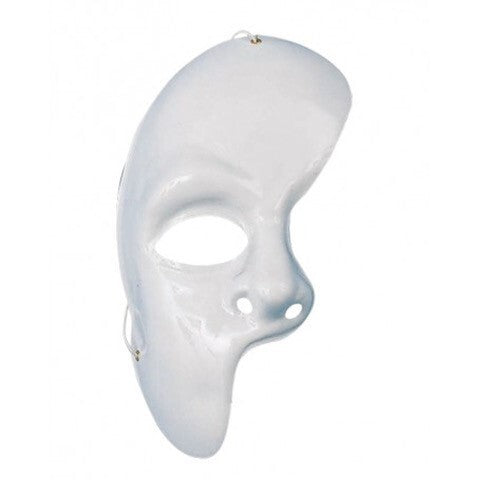 phantom of the opera 1/2 white face mask