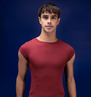 Deep Ruby Tee - By Dean Male Dancewear Men
