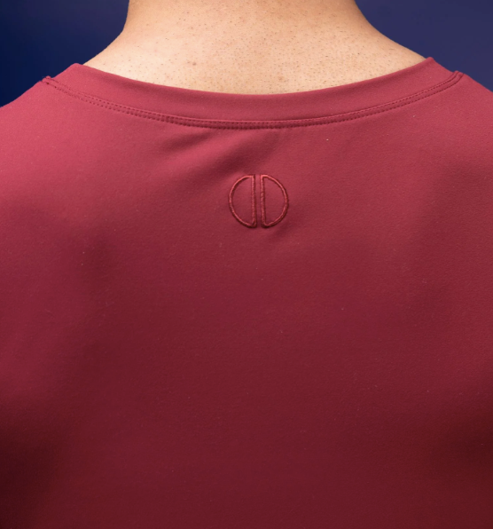 Deep Ruby Tee - By Dean Male Dancewear Men