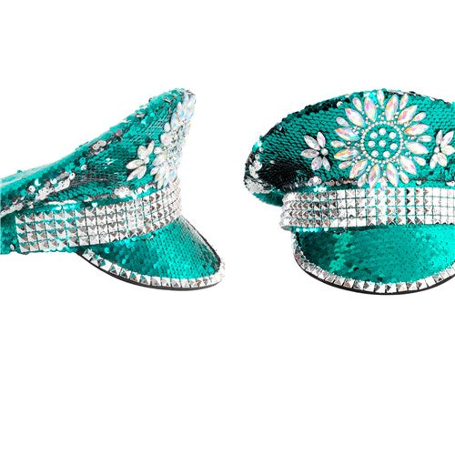 Deluxe Sequin Festival Hat - Black main image 0