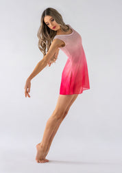 mesh ombre dress dance costume