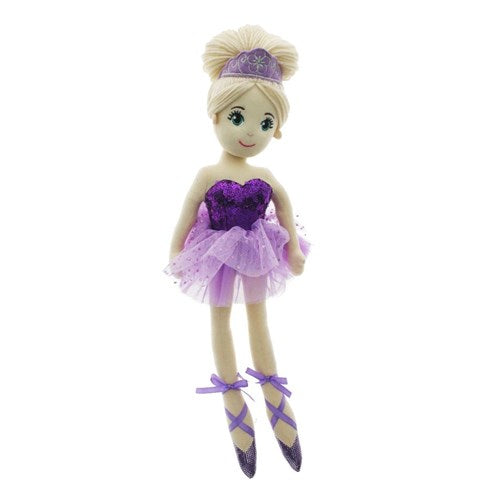 Doll - Ballerina Purple Sequins /Cora