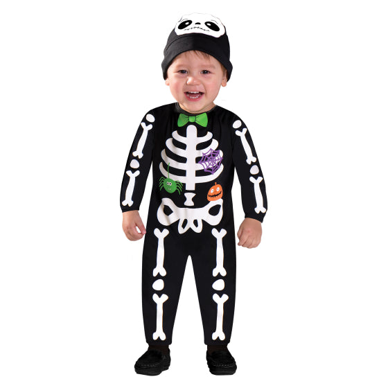 baby skeleton jumpsuit costume halloween toddler