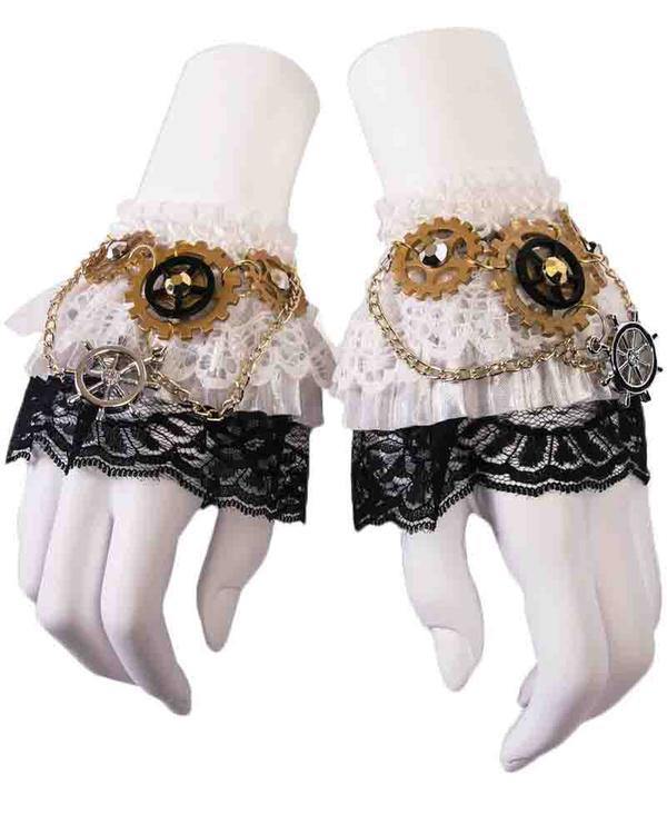 Gothic on sale wrist cuffs