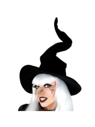 velvet wired witch hat halloween horror