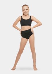 black high waist briefs dancewear