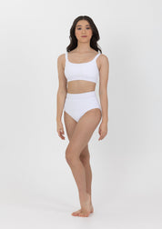 white high waist briefs dance costume studio 7
