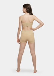 nude performance dance shorts