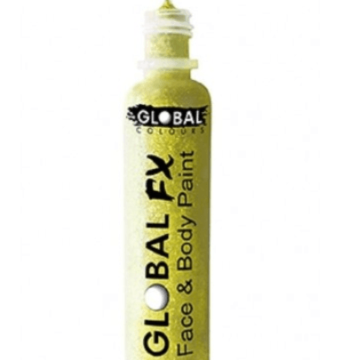Global FX Face & Body Paint - Iridescent Yellow  Dancewear Australia