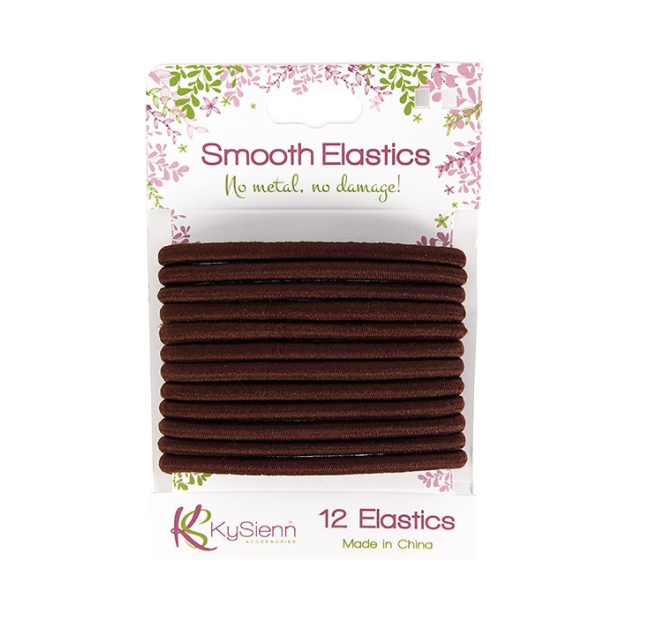 Kysienn Smooth Hair Ties are strong. They are also snag-free and metal free. 12 ties