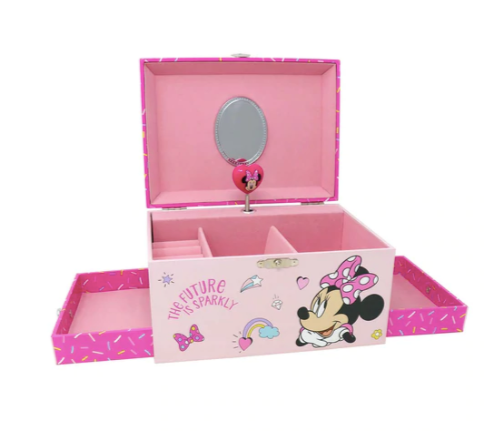 Disney Minnie Mouse Luxury Musical Jewellery Box Upstage
