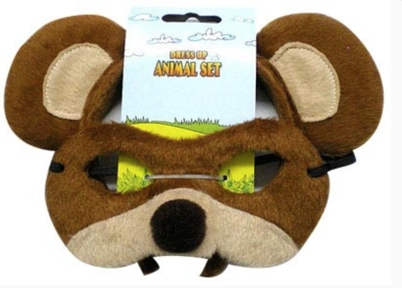 bear mask animals child costume