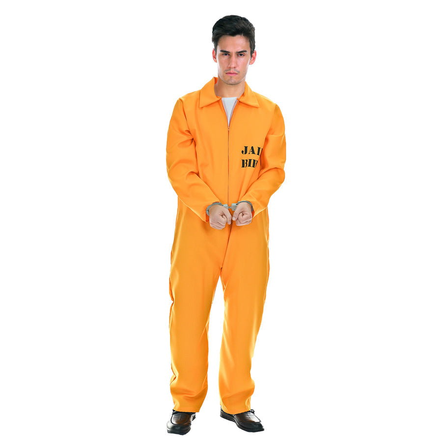 Jailbird Orange Prisoner Jumpsuit Upstage Dancewear Costume Factory