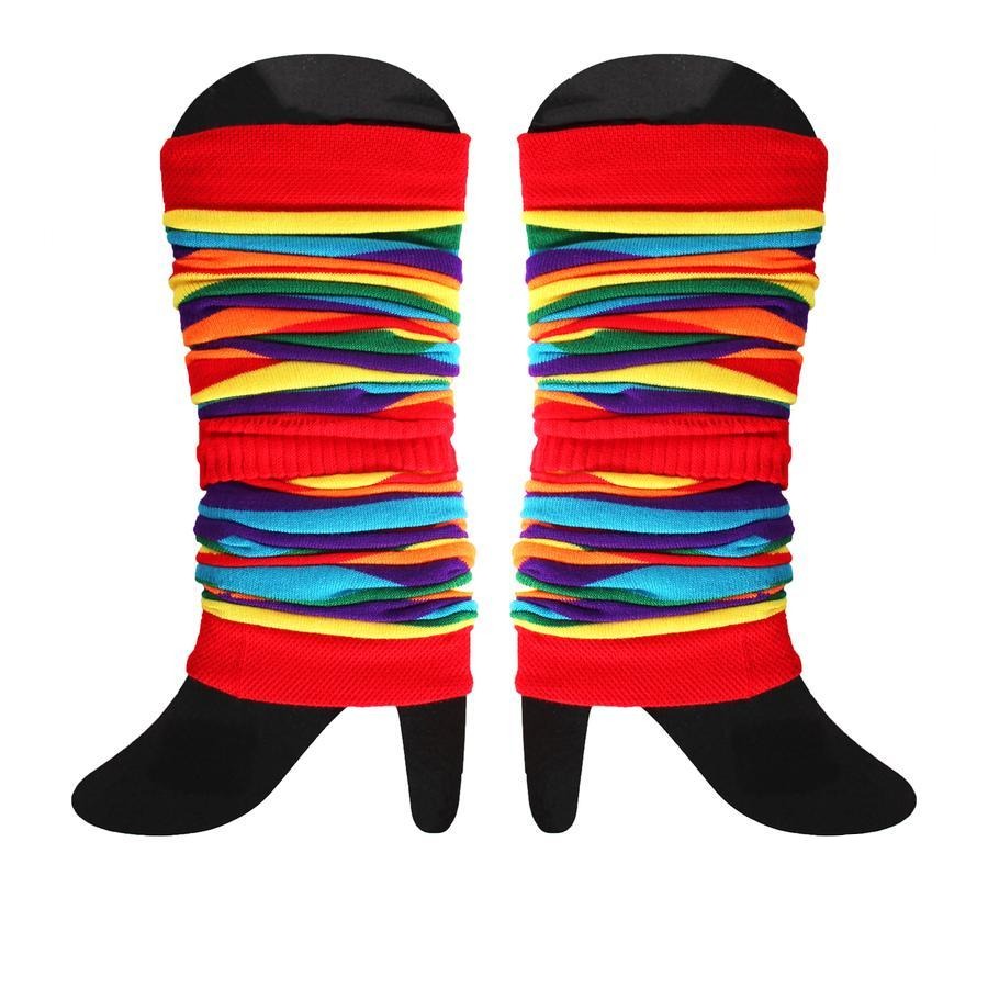 rainbow leg warmers legwarmer