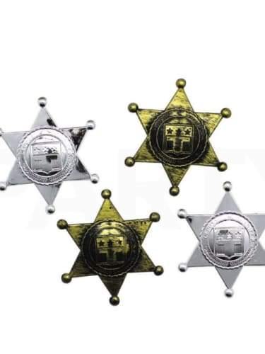 Sheriff Badges - Silver/Bronze  Dancewear Australia