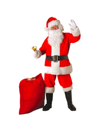 Deluxe on sale santa suit