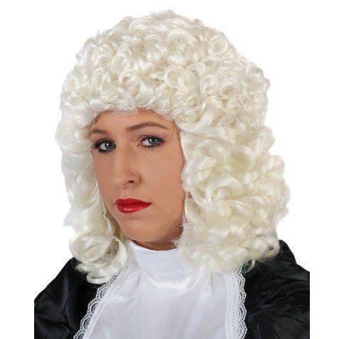 barrister solicitor judge curly white wig