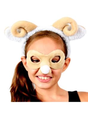 Ram/Sheep Mask & Headband  Dancewear Australia australian animals ram sheep goat 