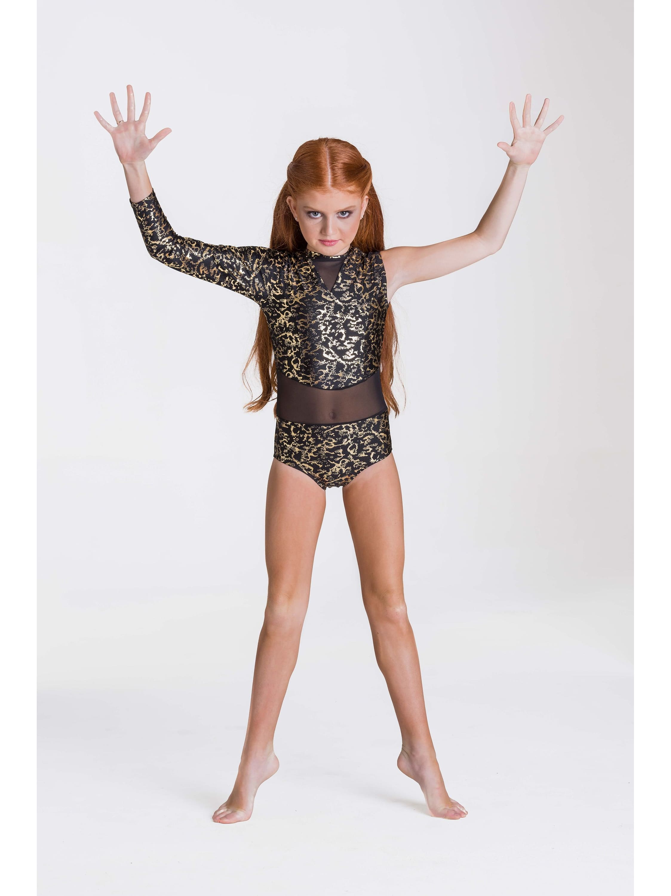 Wild Things Leotard - Gold  Dancewear Australia
