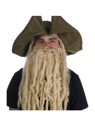 WM6 Davey Jones. Wig, Beard & Hat  Dancewear Australia