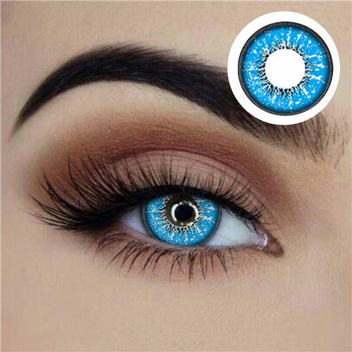 blue contact lenses eyes superhero halloween