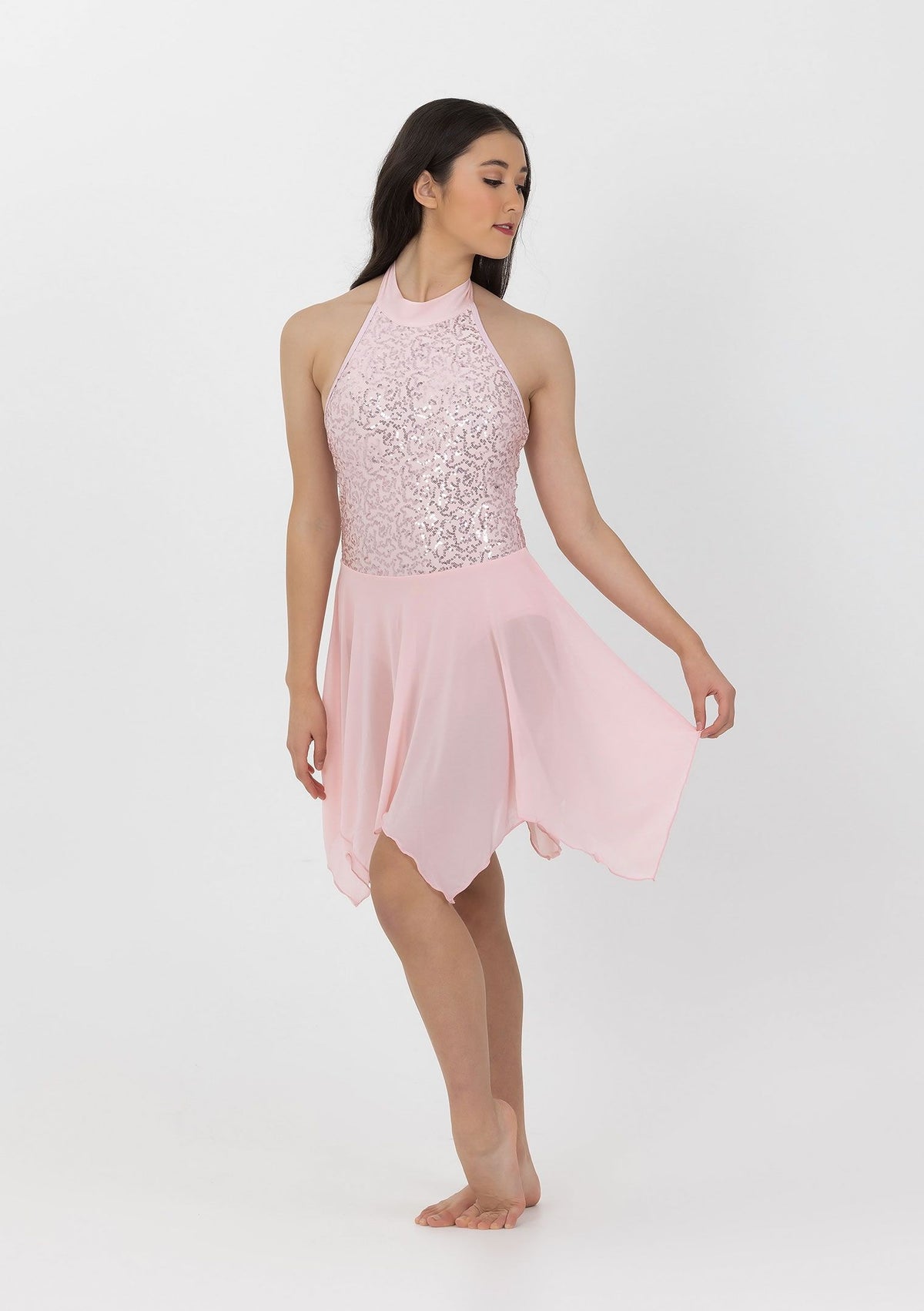 Pastel Essence Dress studio 7 sequin pink