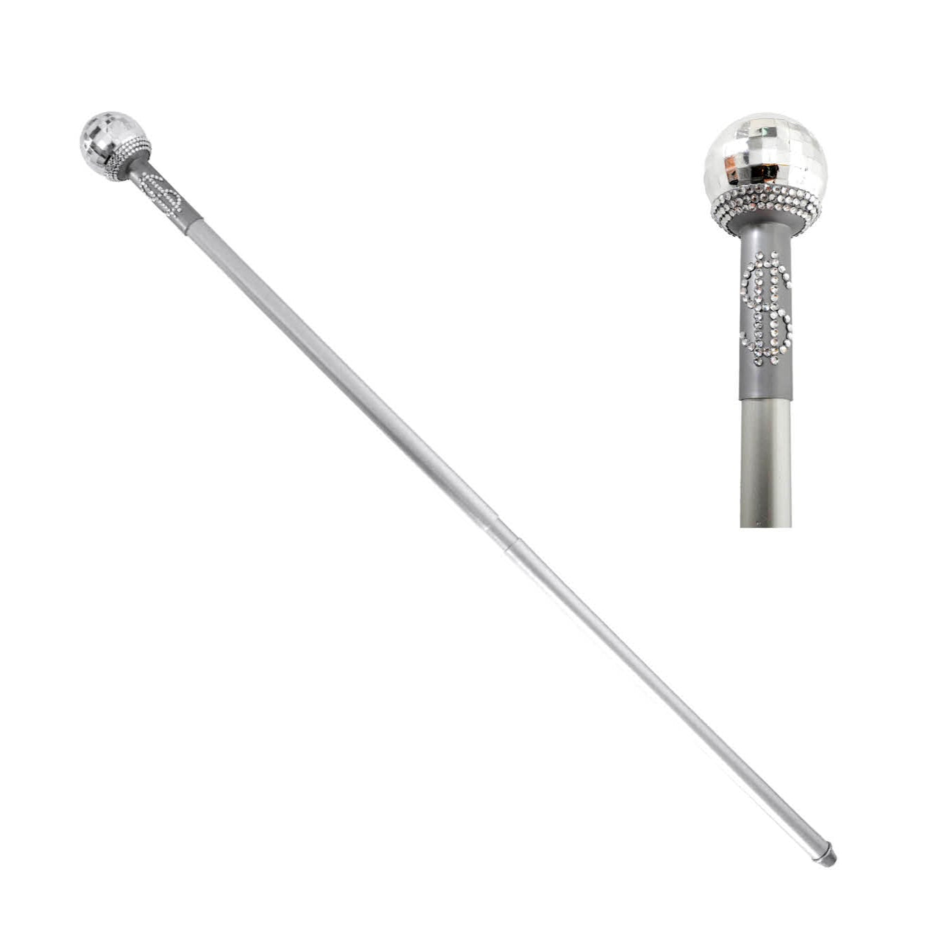 dollar disco ball cane pimp