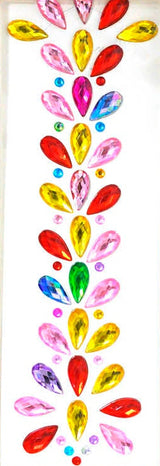 Festival Hair Jewels - Rainbow