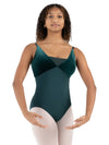 capezio pine velvet leotard PIN