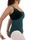 capezio pine velvet leotard PIN