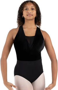 capezio black fir leotard