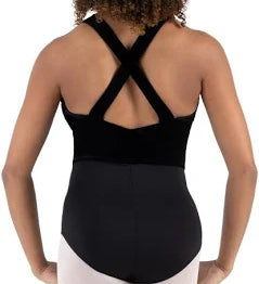 capezio black fir leotard