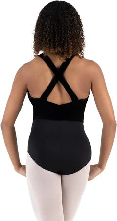 capezio black fir leotard