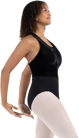 capezio black fir leotard