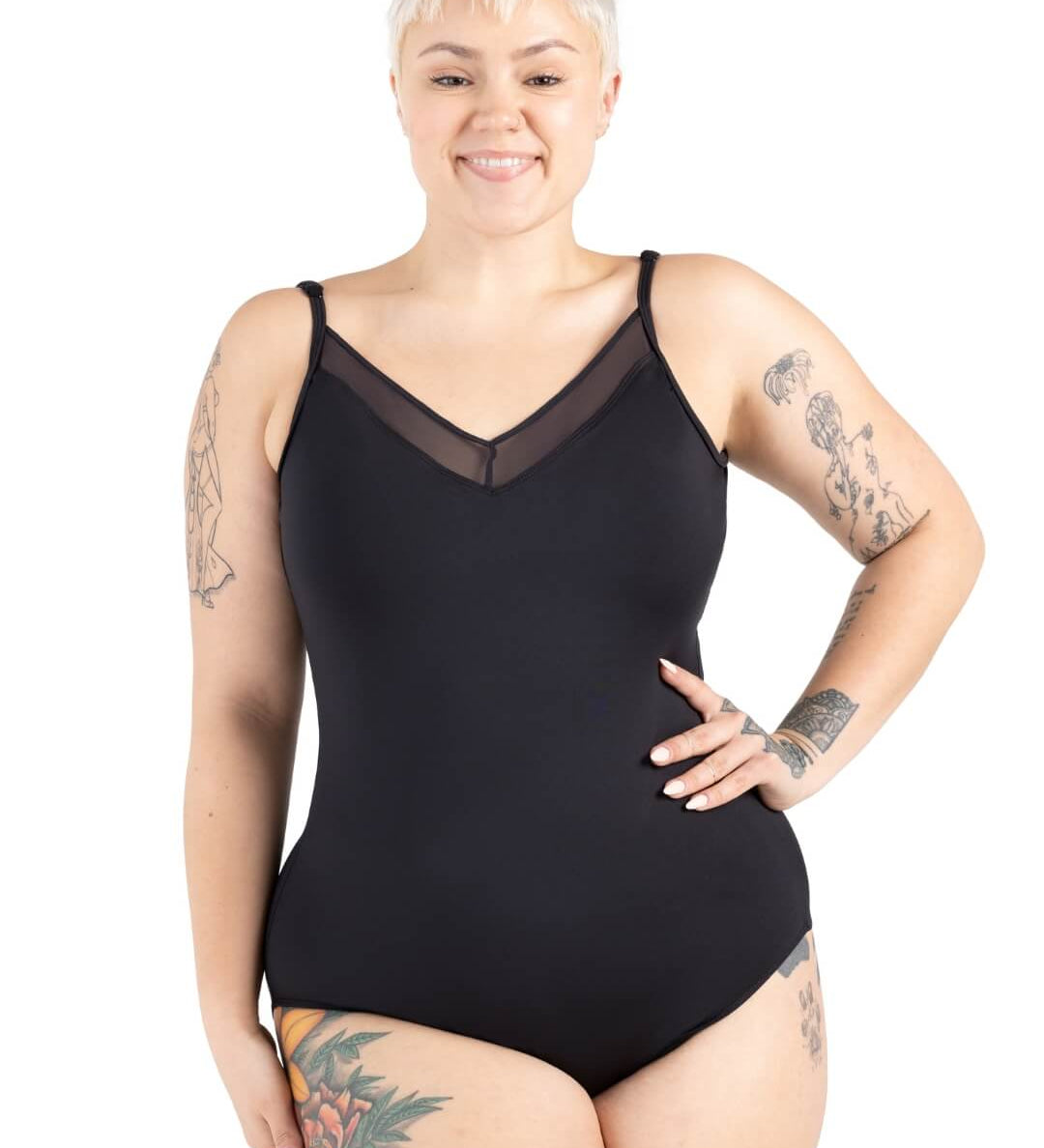 reminiscent leotard black ballet dancer dancewear