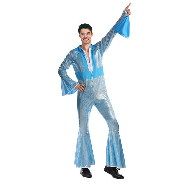 Adult Blue Disco Man Costume