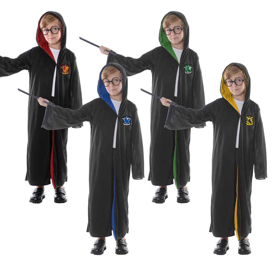 harry potter Gryffindor Hufflepuff Ravenclaw Slytherin Hogwarts fantasy wizard Halloween book characters book week books movies children kids costumes