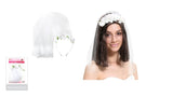 Bridal Veil on floral headband