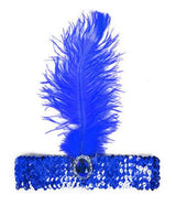 Sequin Feather Headband