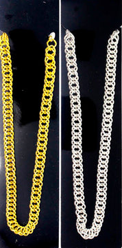 chain gold silver gangster punk 70s 1970s disco necklace 1980s 80s Mr T mc hammer 