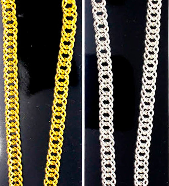 chain gold silver gangster punk 70s 1970s disco necklace 1980s 80s Mr T mc hammer 