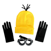 alien kit minions minion goggles beanie gloves gru 