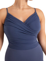 Rose Cami Leotard - Crown Blue